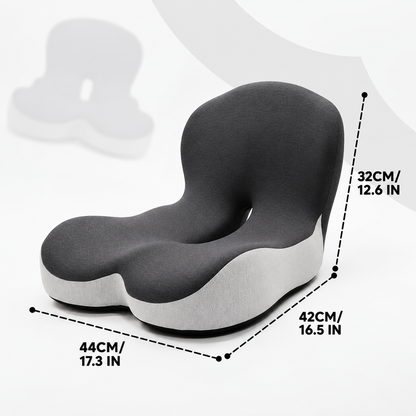 Ergonomic Orthopedic Memory Foam Lumbar Support Seat Cushion