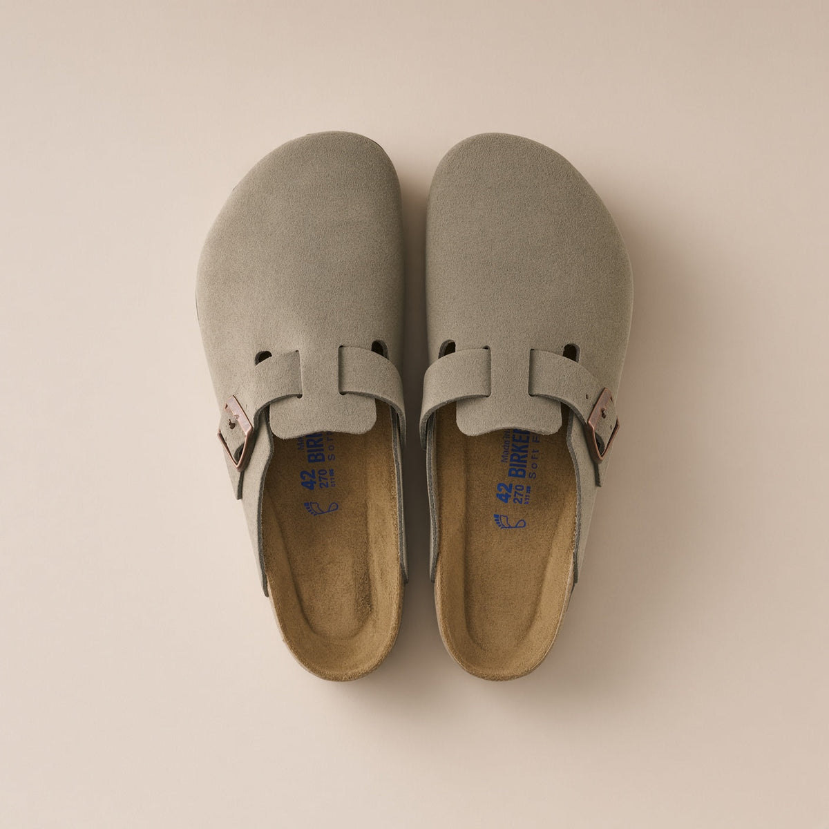 Boston Soft Footbed Suede Clogs