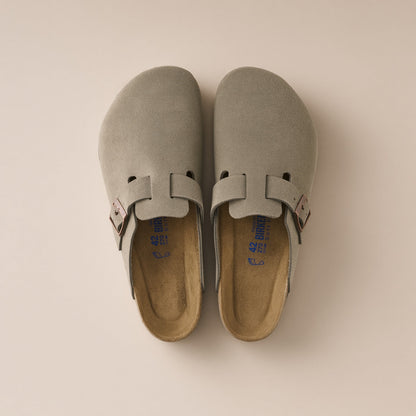 Boston Soft Footbed Suede Clogs